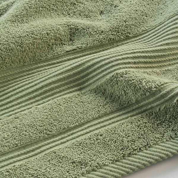 Prosop kaki din bumbac din frotir 90x150 cm Tendresse – douceur d'intérieur-image-2