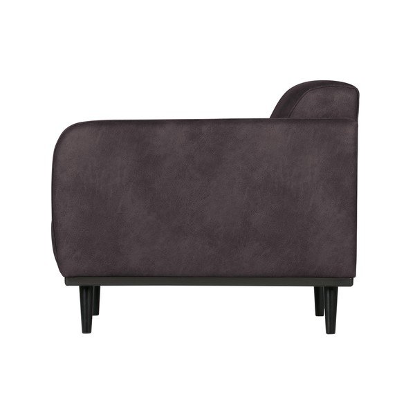 Fotoliu din piele artificială BePureHome Statemnent, gri-image-3