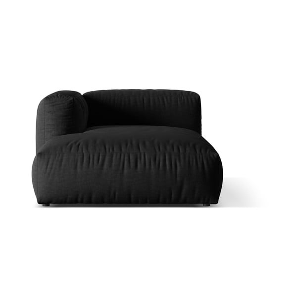 Modul pentru canapea modulară negru (cu colț pe partea stângă ) Martina – Micadoni Home