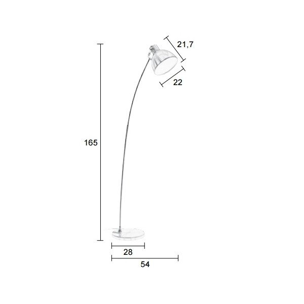 Lampadar White Label Blush, arămiu-image-1