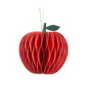 Ornament de Crăciun lucrat manual din hârtie ø 8 cm Honeycomb Apple – Sass & Belle