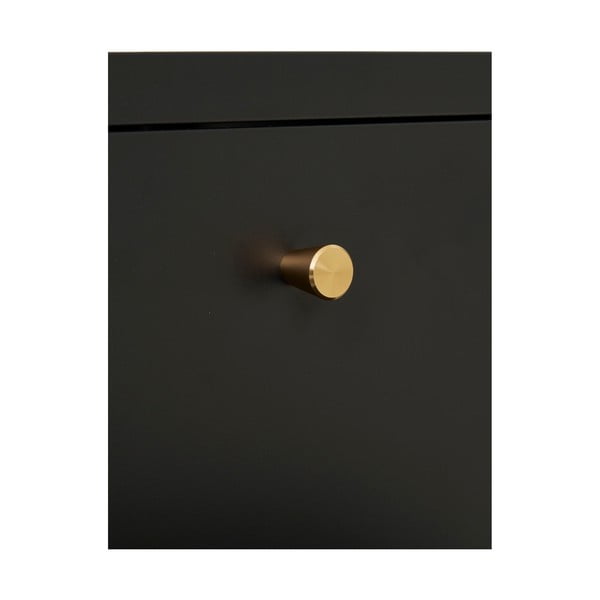 Noptieră neagră din metal Dalby – House Nordic-image-4