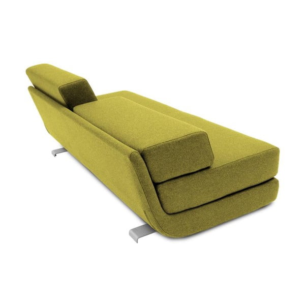 Canapea extensibilă Softline Lounge, galben-image-2