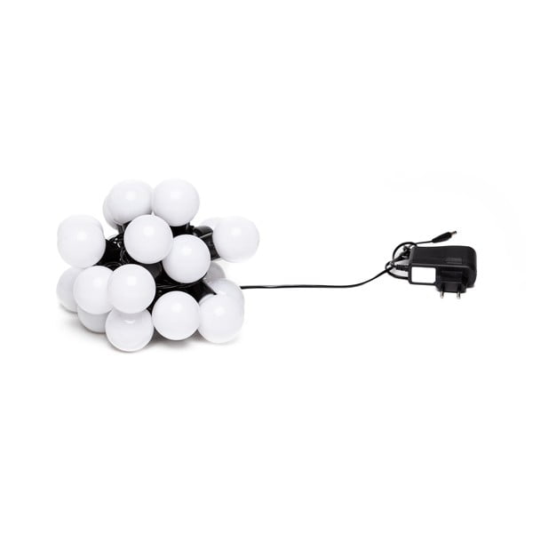 Ghirlandă luminoasă cu LED LUKKA, 20 becuri, alb-image-2