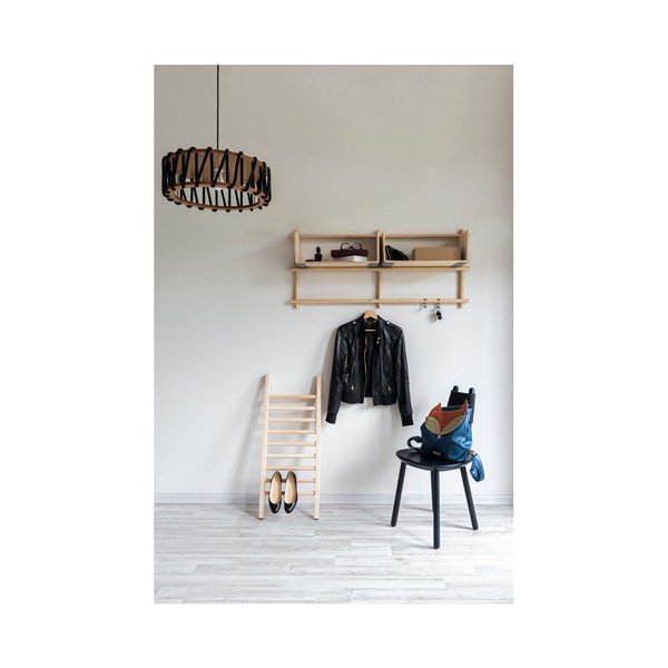 Scaun din lemn masiv EMKO Naïve, negru-image-4