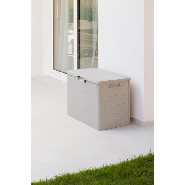 Cutie de depozitare pentru grădină gri deschis din plastic Woodys – Toomax-image-2