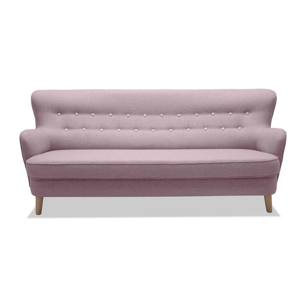 Canapea cu 3 locuri Vivonita Eden, roz