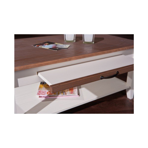 Măsuţă de cafea din lemn masiv de pin Interlink Cassala-image-2