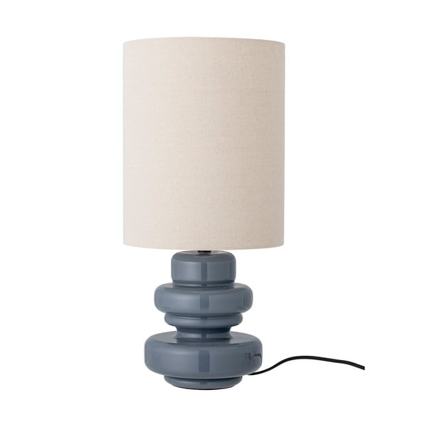 Veioză albastră cu abajur textil (înălțime 51 cm) Fabiola – Bloomingville