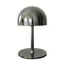 Veioză gri închis LED cu control prin telecomandă cu abajur din metal (înălțime 22 cm) Tim – Sirius