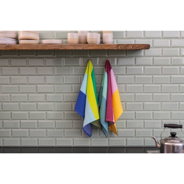 Set 2 prosoape de bucătărie din bumbac Remember No. 22, 50 x 70 cm-image-3