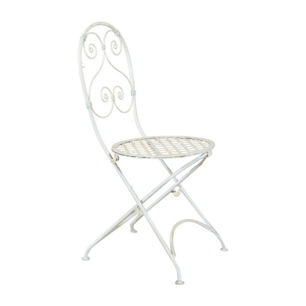 Scaun pliant Biscottini Folding Chair, alb