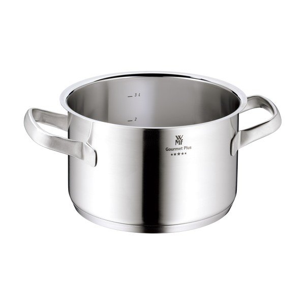 Oală din oțel inoxidabil cu capac WMF Cromargan® Gourmet Plus, ⌀ 20 cm-image-3