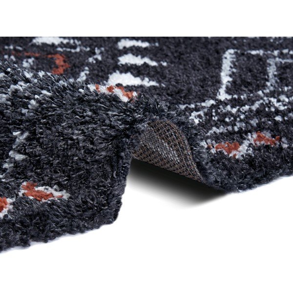 Covor Mint Rugs Hurley, 80 x 150 cm, negru-image-1