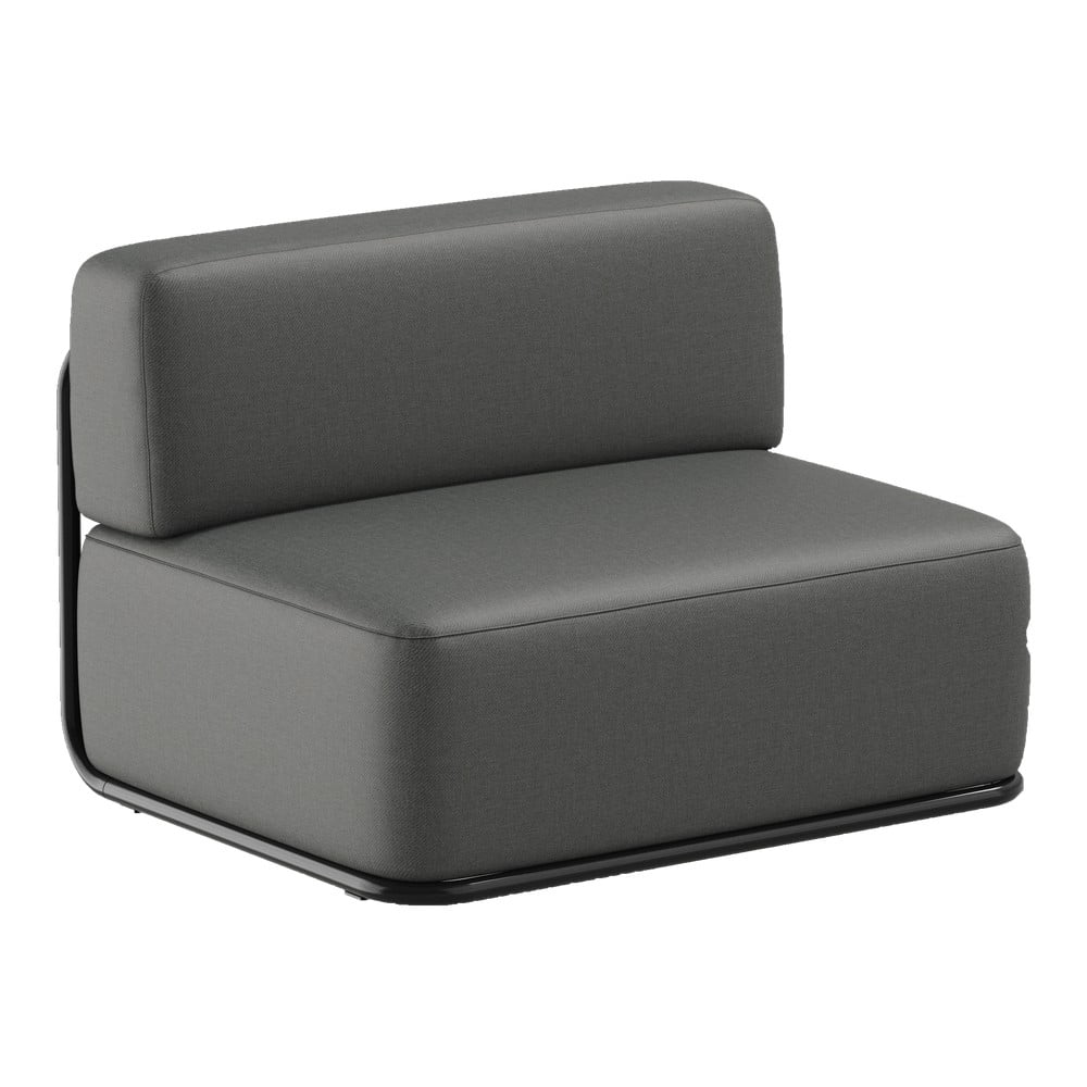 Modul de canapea de grădină gri închis (de mijloc) Straw – Sit Sit