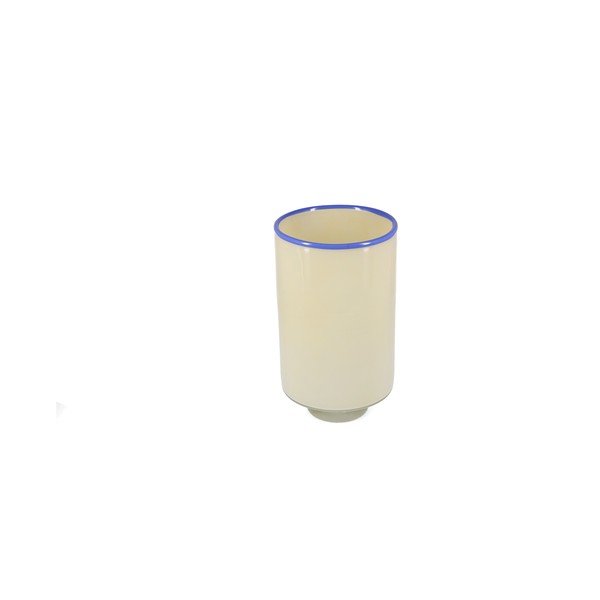 Vază crem din sticlă (înălțime 26 cm) Milo – ONA-image-2