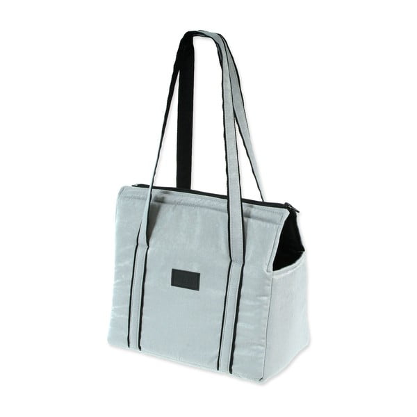 Geantă de transport gri deschis pentru câini Dog Fantasy Platinum – Plaček Pet Products