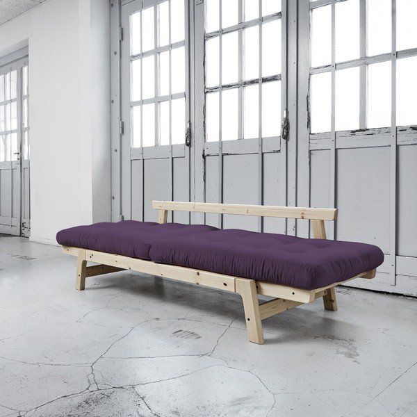 Canapea extensibilă Karup Step Natural/Purple-image-3