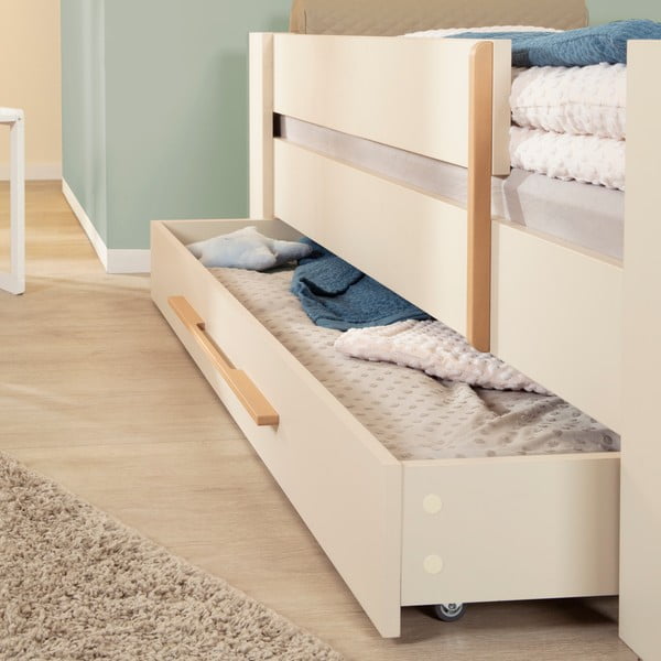 Sertar pentru pat de copii  bej Flexi Grow – Roba-image-1