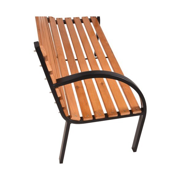 Bancă de grădină din lemn și oțel Garden Pleasure Bellevue-image-3