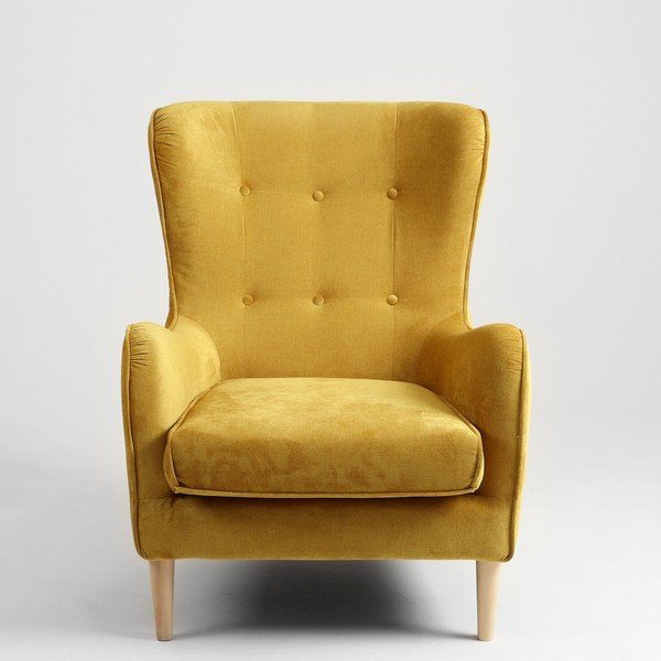 Fotoliu Custom Form Cozyboy, galben-image-1