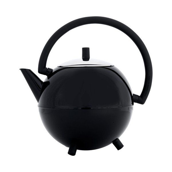 Ceainic negru Saturn, 1.2 l, negru