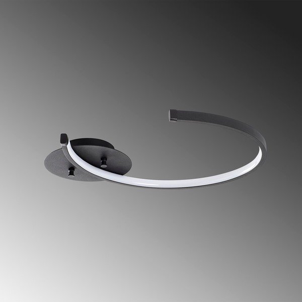 Plafonieră neagră LED 33x46 cm Moon – Opviq lights-image-2