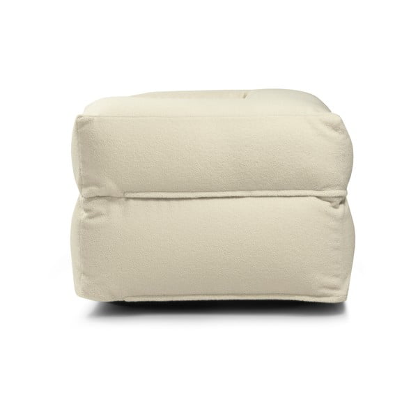 Fotoliu bean bag maro cu tapițerie din țesătură bouclé Sofa MooG – SLOWDOWN-image-3