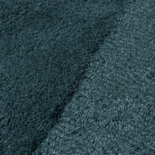 Covor albastru-verde țesut manual rotund din lână ø 160 cm Shard Teal – Flair Rugs-image-3