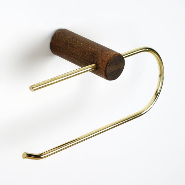 Suport pentru hârtie igienică de perete din lemn – Kalune Design-image-4