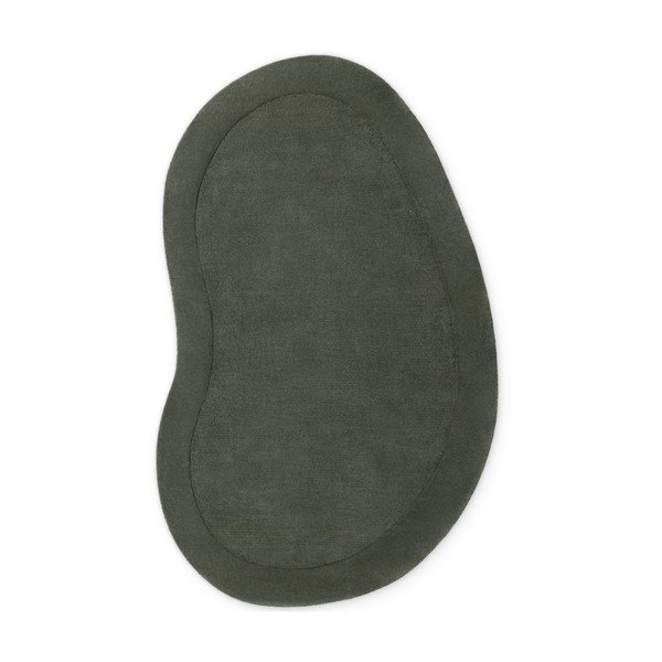 Covor verde închis țesut manual din amestesc de lână 125x200 cm Kari Organic – Villeroy&Boch