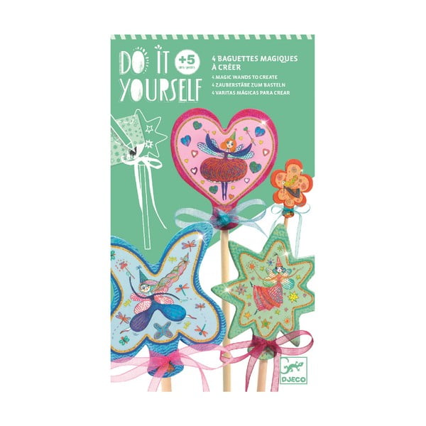 Set DIY 4 baghete magice Djeco Fairy-image-1