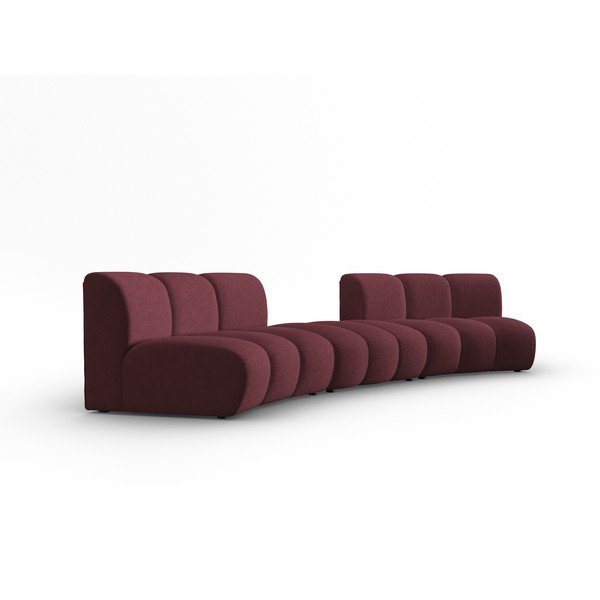 Canapea burgundy 367 cm Lupine – Micadoni Home-image-2