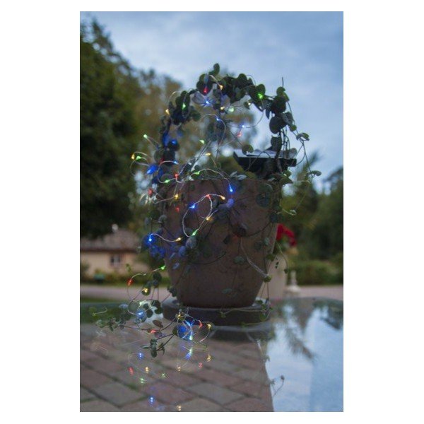 Șirag luminos solar de exterior LED Star Trading Dew Drop, 50 becuri, lungime 5 m-image-2