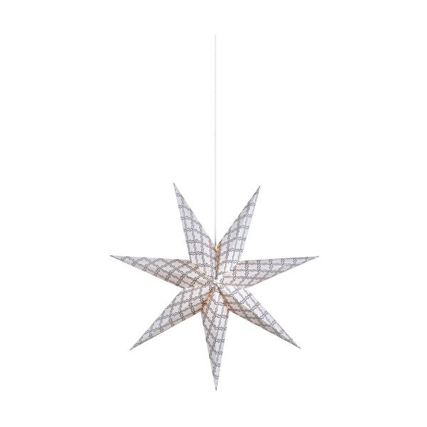 Decorațiune luminoasă suspendată Markslöjd Grafik, ø 75 cm, alb-image-1