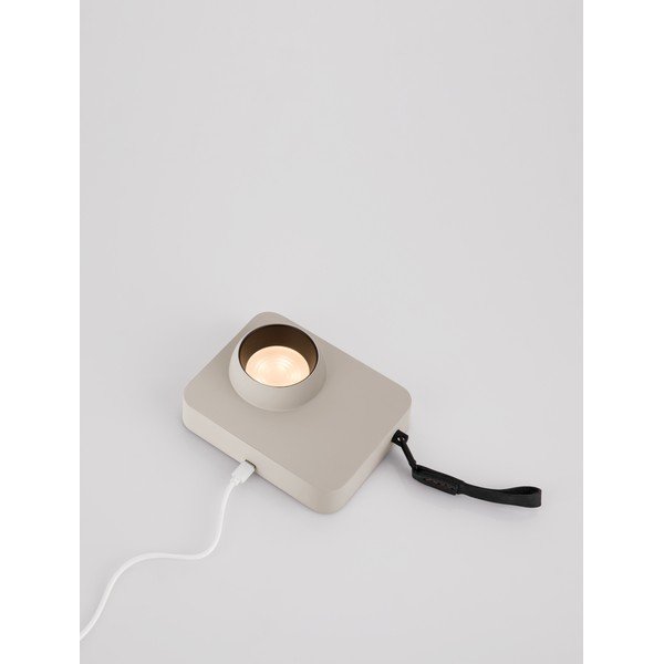 Veioză bej LED cu intensitate reglabilă din metal (înălțime 11 cm) Kedros – Nova Luce-image-4