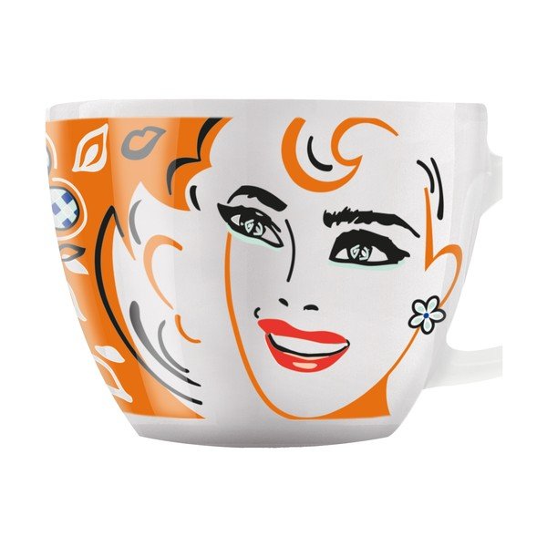 Set ceașcă și farfurioară din porțelan pentru espresso Ritzenhoff Michal Shalev, 8 cl-image-1