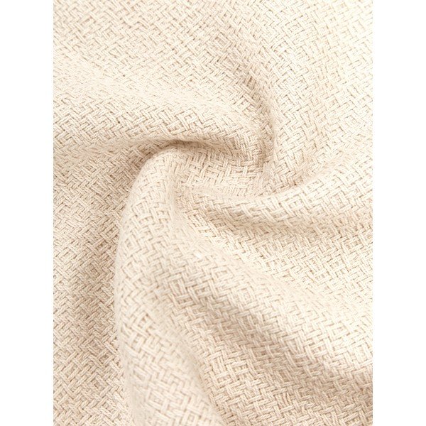 Față de pernă decorativă din bumbac Westwing Collection Lori, 30 x 50 cm, bej-image-1