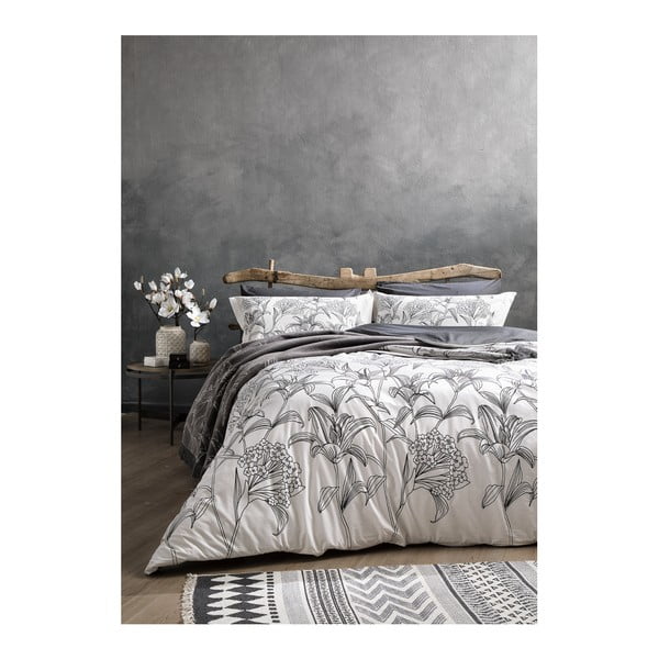 Lenjerie de pat din bumbac Bella Maison Fiori, 160 x 220 cm