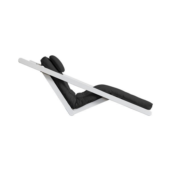 Șezlong variabil Karup Design Figo White/Dark Grey, 70 cm-image-2