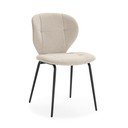 Scaune de dining crem 2 buc. Maori – Marckeric