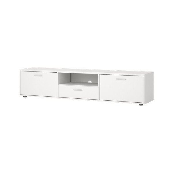 Comodă TV  albă 177x38 cm Media – Tvilum-image-3