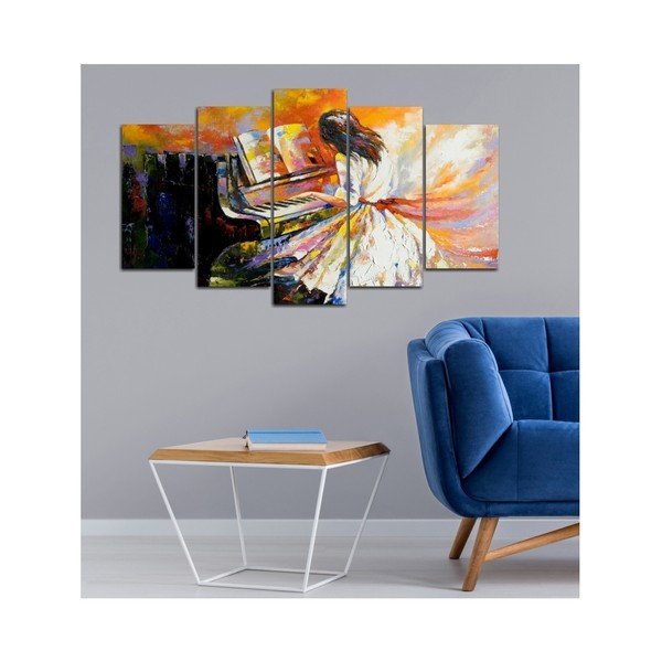 Tablou din mai multe piese Insigne Malissa, 102 x 60 cm-image-1