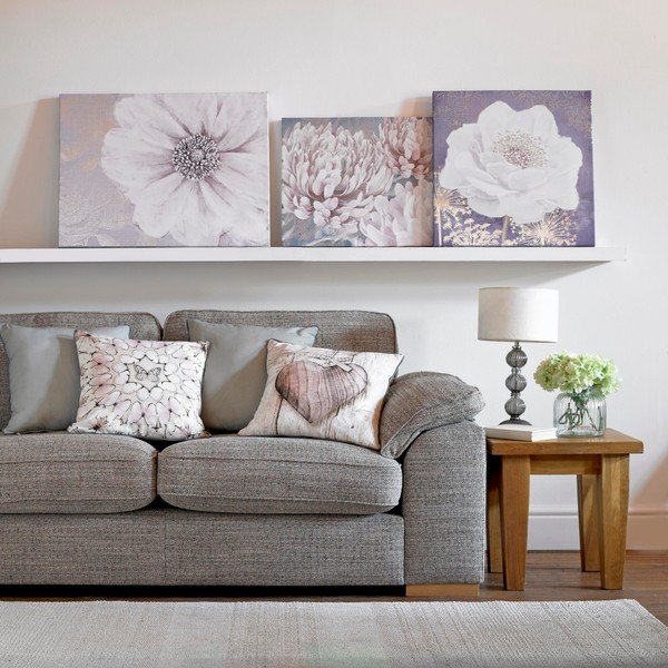 Tablou Graham & Brown Grey Bloom, 80 x 60 cm-image-1