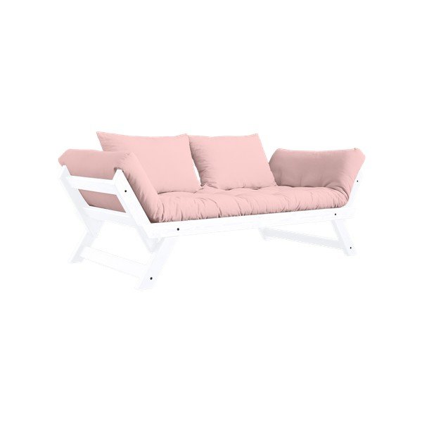 Canapea extensibilă Karup Bebop White/Pink Peonie-image-1