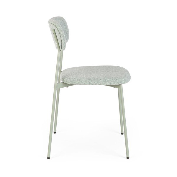 Scaun de dining verde mentă tapițat Inka – Yes Everyday-image-3