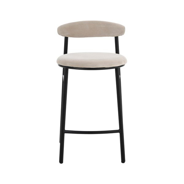 Scaun de bar bej din metal (înălțime șezut 66 cm) Doggi – Ellos Home-image-4