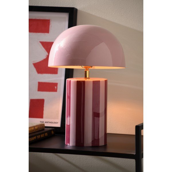 Veioză mov din metal (înălțime 34 cm) Rayado – Leitmotiv-image-1