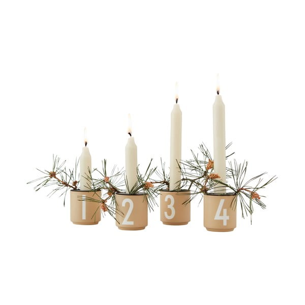 Set de 4 cești din imitație de porțelan Design Letters, 0,5 l-image-2