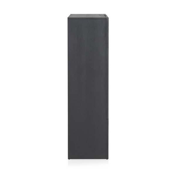 Dulap negru din lemn de mango 80x140 cm Mango – Geese-image-3